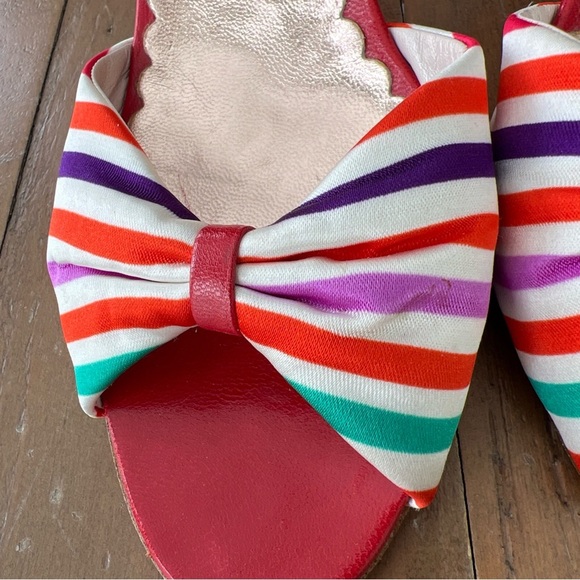 Marc Jacob’s candy stripe buckle strap high heels women’s 7.5 - Picture 4 of 12